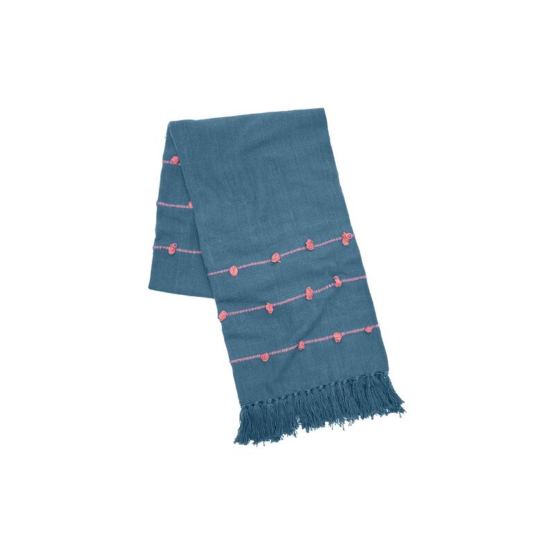 Tabb Mallard & Hibiscus 50" x 60" Throw Blanket