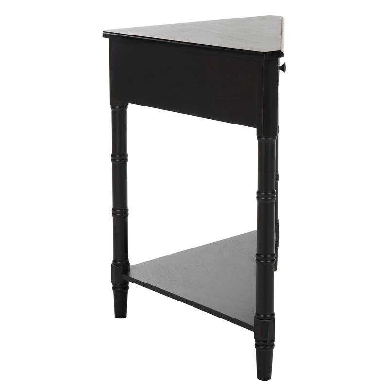 SAFAVIEH Calla Grey Corner Table - 33.9" x 17.3" x 28" - 34Wx17Dx28H
