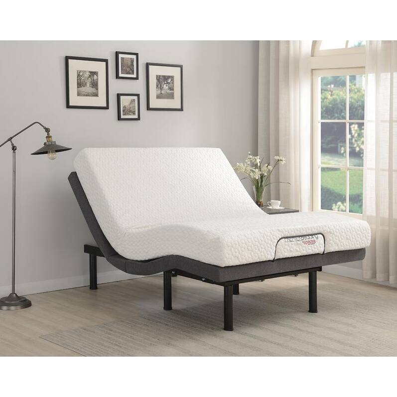Hyde Grey and Black Adjustable Bed Base