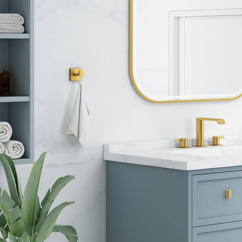 Angle simple towel hook for bathroom, 304 stainless steel shower towel hanger, wall coat hook.