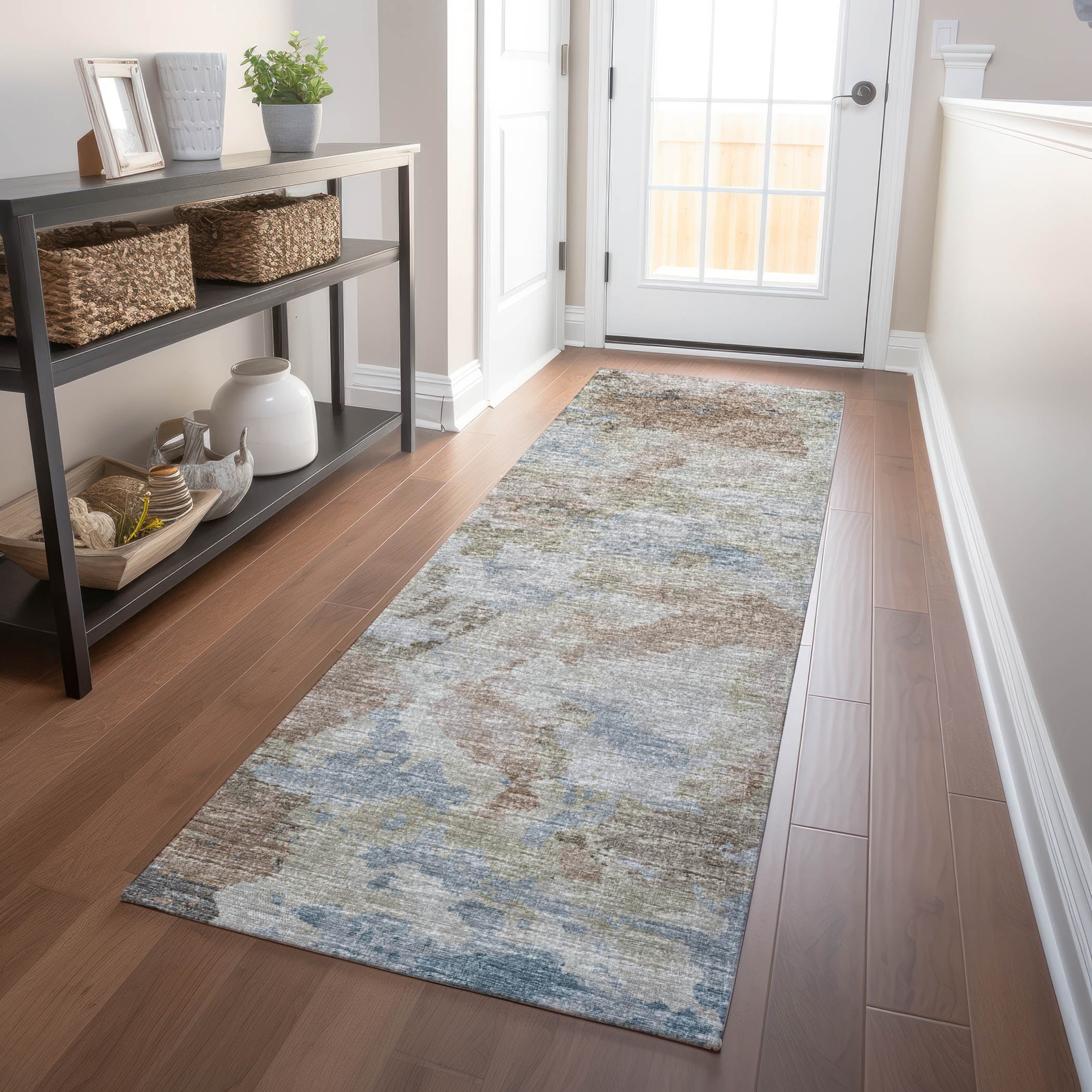 Premium Washable Super Soft Contemporary Abstract Mayfield Rug
