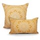 preview thumbnail 27 of 34, Decorative Indoor/Outdoor Reversible Throw Pillows with Insert (Set of 2) Mustard