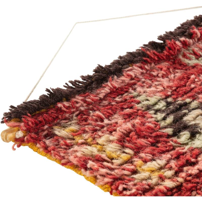Asiya Handwoven High Pile Wool Wall Hanging - 63"H x 24"W