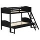 preview thumbnail 14 of 32, Twin over Full Bunk Bed with Camelback Headboard & Guardrails, White
