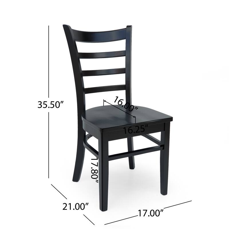Prestage Rubberwood Dining Chairs (Set of 6) by Christopher Knight Home