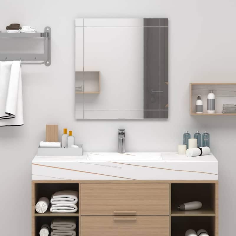 vidaXL Wall Mirror in Minimalistic - 23.6 x 39.4 x 0.2 in