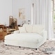 preview thumbnail 60 of 71, GDFStudio - Polyester 50.9" Loveseat Chaise Lounge Chair with Cup Holders