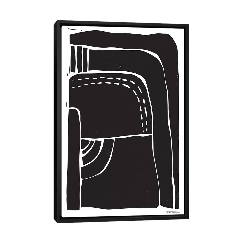 iCanvas "Heavy Minimalist Shapes" by Statement Goods Framed Canvas Print