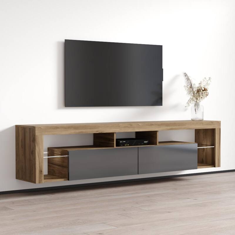 Milano 200 Wall Mounted Floating 79-inch TV Stand