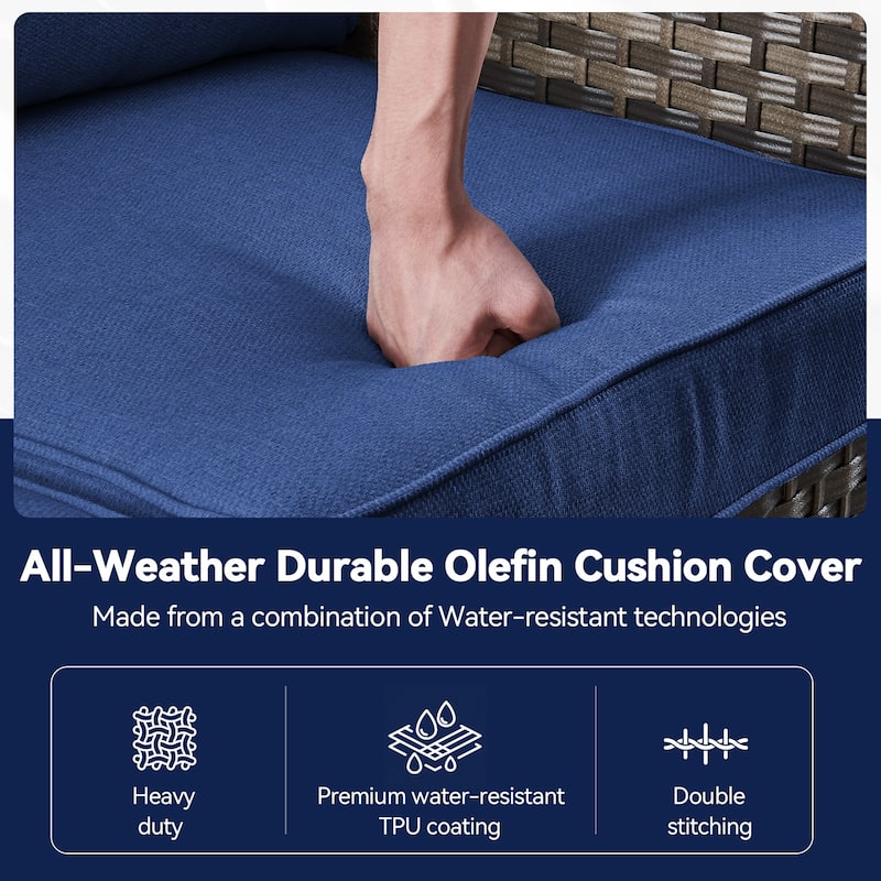 2 Pair Patio Soft Cushions for Outside