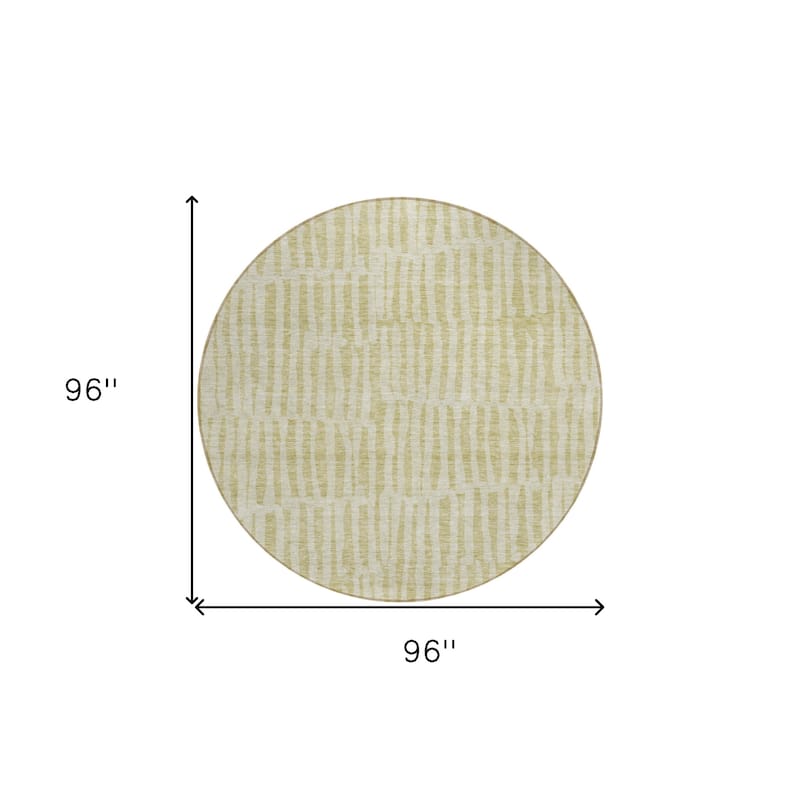 HomeRoots Striped Transitional Rectangle Outdoor Rug