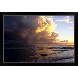 "Baltic Sea sunset, near Dueodde" Black Framed Print - Bed Bath ...