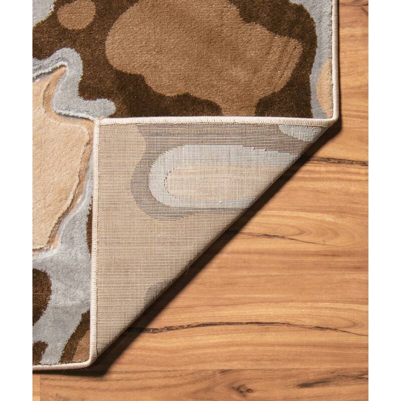 Linon Milan Abstract Beige Rug