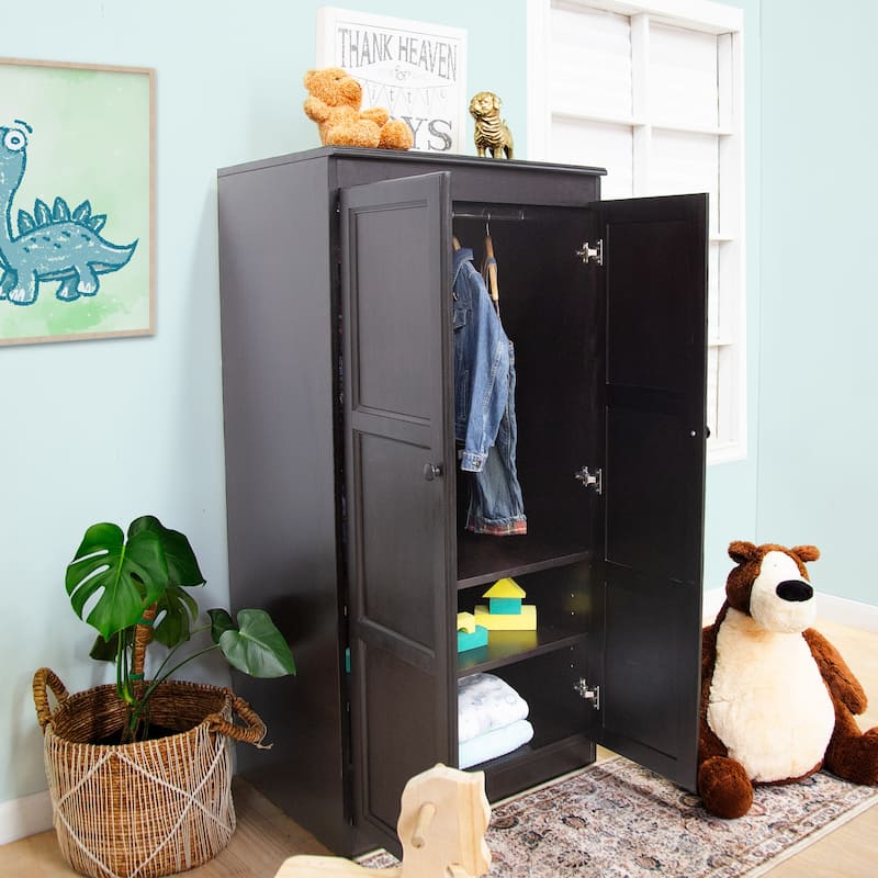 Concepts in Wood Armoire Wardrobe Closet, 5 ft Tall