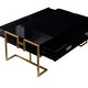 preview thumbnail 13 of 13, Modern Glam Rectangular Coffee Table with 4 Hidden Drawers by Harper&Bright Designs