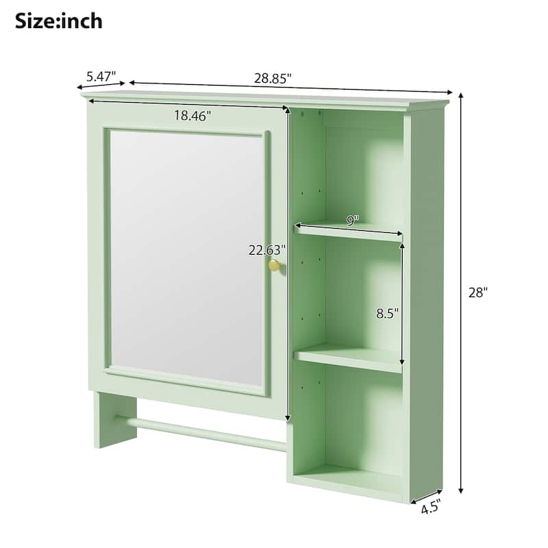 Merax 30-Inch bathroom vanity cabinet and Wall Mounted Bathroom Storage Cabinet