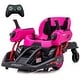 preview thumbnail 2 of 19, 12V 2-Speed Bumper Car, Ride on Mecha Vehicle with Remote Pink