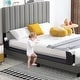 preview thumbnail 15 of 17, Gymax 2PCS 71'' Toddler Foldable Bed Rail w/ Adjustable Safety Strap