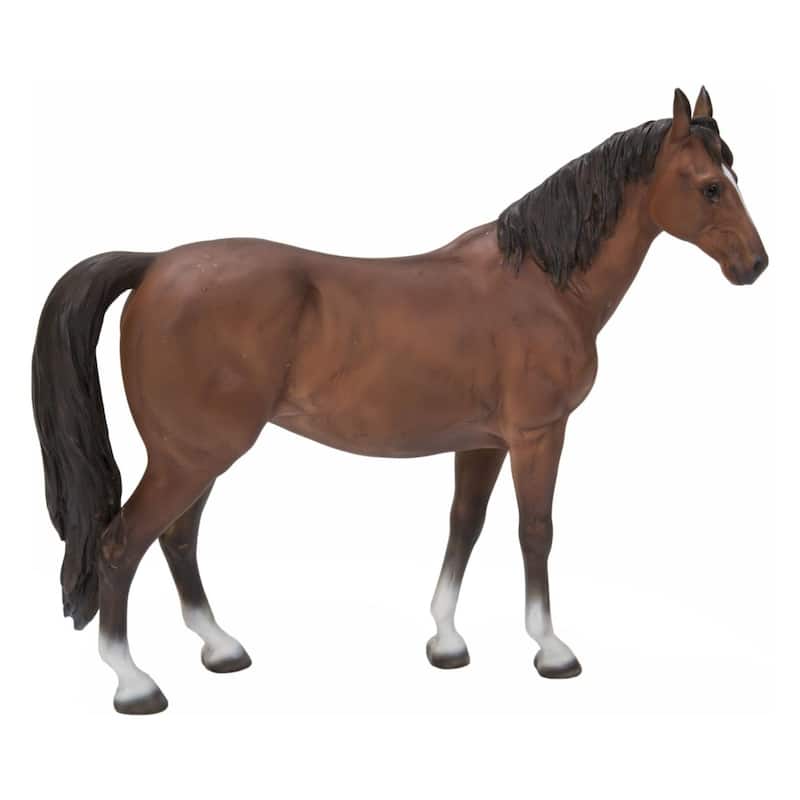 9" Standing Horse Outdoor Garden Statue