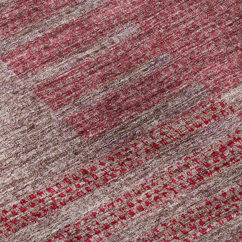 Premium Washable Super Soft Geo Stripe Mayfield Rug