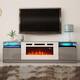 Strick & Bolton Amsden Electric Fireplace TV Stand