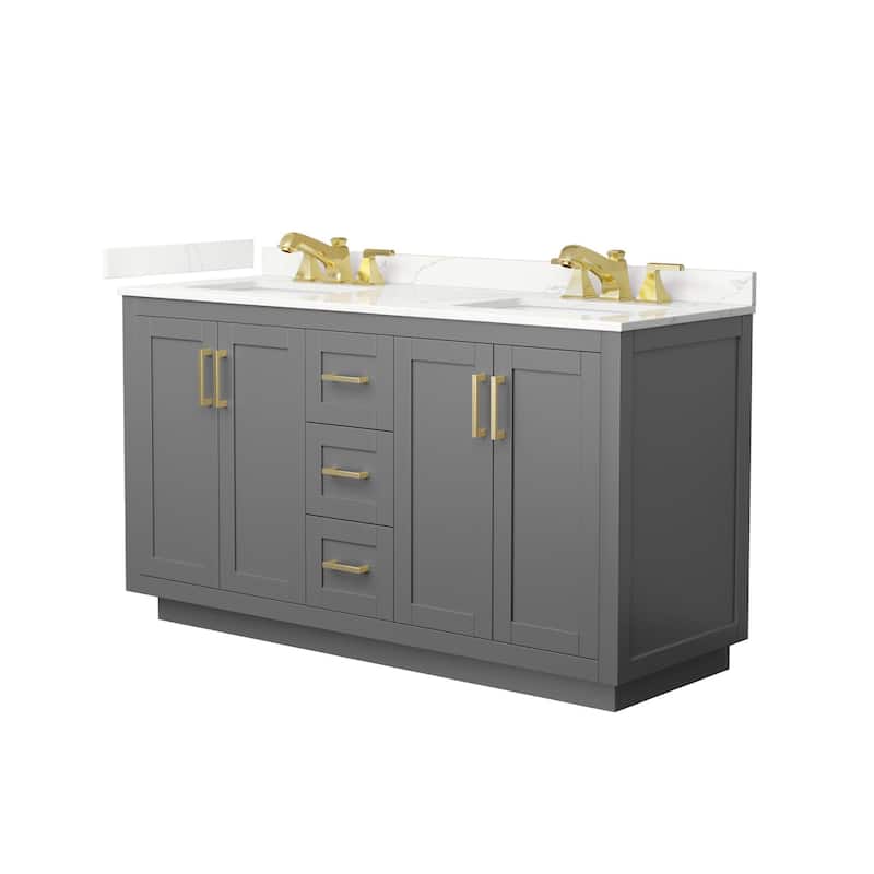 Wyndham Collection WCF292960D-QTZ-US3MXX Miranda 60" Free Standing