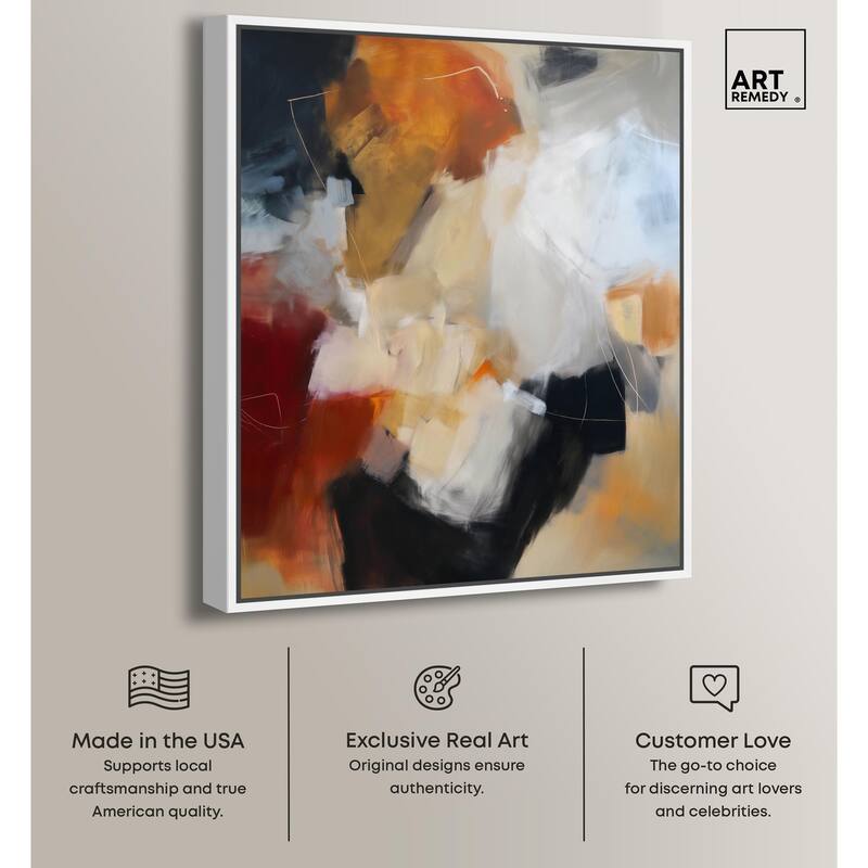 Earth and Fire II Canvas by Art Remedy