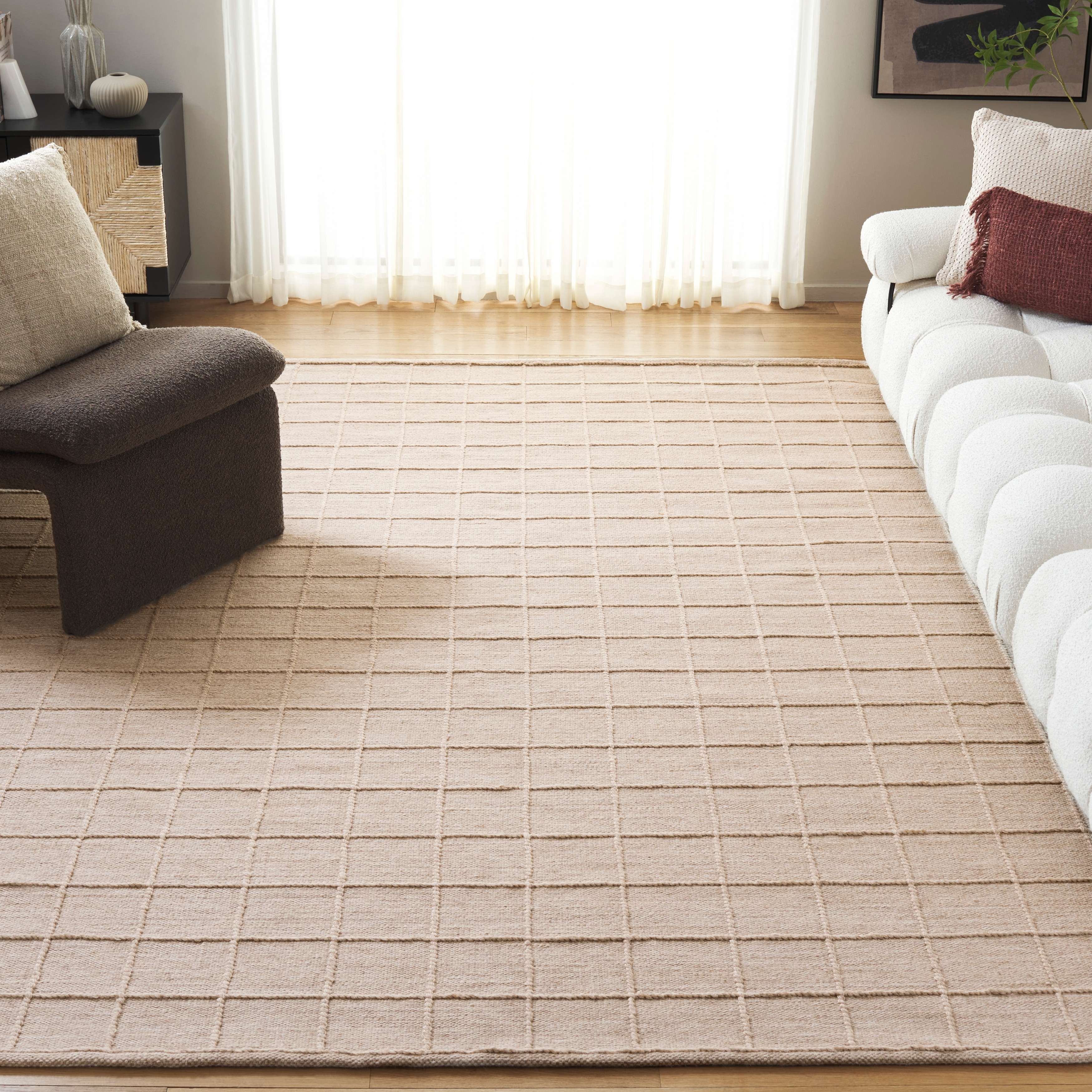 SAFAVIEH Handmade Natura Lyka Transitional Wool Rug
