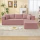 Option Right Chaise-Pink