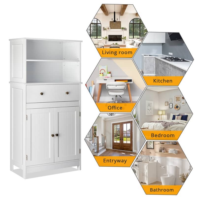 White Bathroom Cabinet