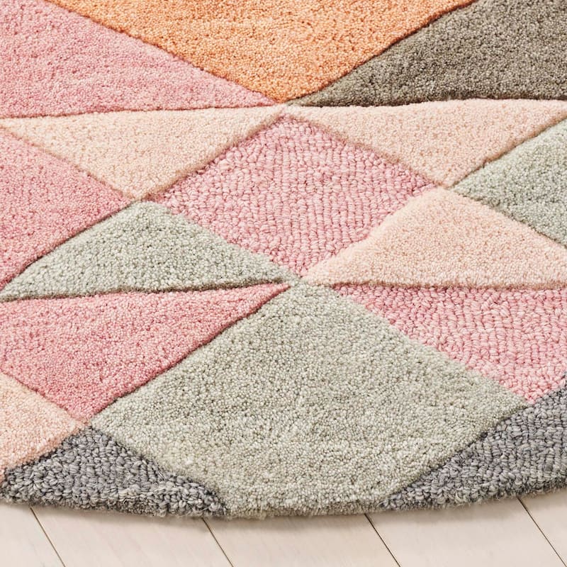 SAFAVIEH Handmade Rodeo Drive Hyrije Mid-Century Modern Wool Rug