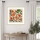 preview thumbnail 9 of 14, Hummingbird and Trumpet Flowers by Renea l. Thull Wood Framed Wall Art Print