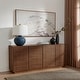 preview thumbnail 5 of 18, Render 4-Door Fluted Sideboard Cabinet TV Stand