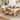 Extendable Folding Dining Table with Wheels, Drawers, Power Outlet and Hooks