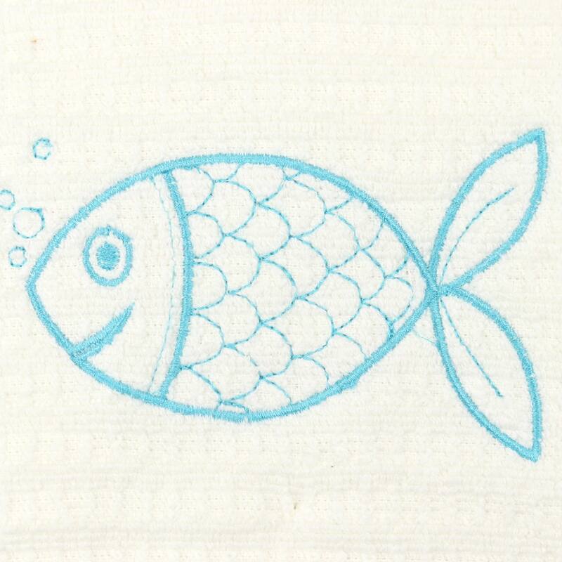 The Sloppy Chef Embroidered 2-Piece Kitchen Towels - 16x26