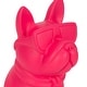 preview thumbnail 5 of 8, Sagebrook Home 10" Solid Color Cool Shades Novelty Boston Terrier - 7" x 5" x 10"