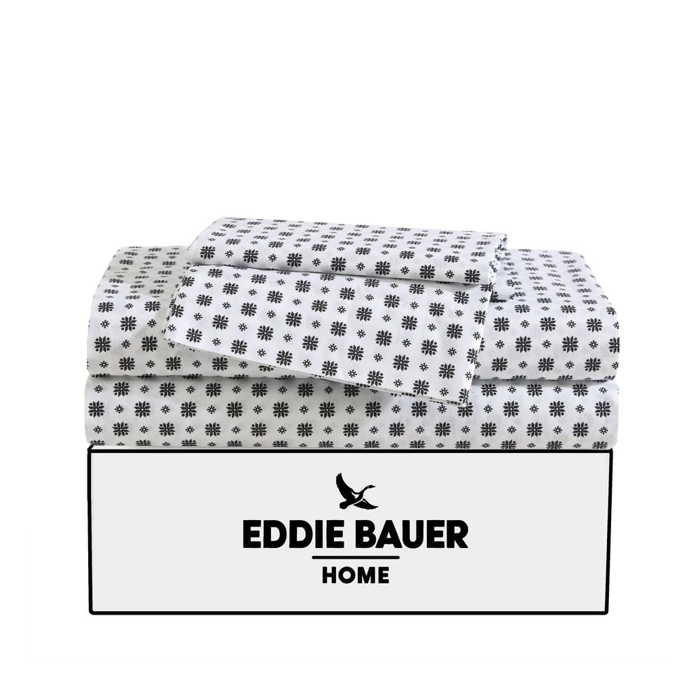 Eddie Bauer Cotton Sheet Sets - Soft, Breathable & Lightweight Bedding