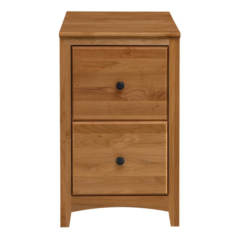 Arch+Haven Solid Wood 2-Drawer Vertical Filing Cabinet