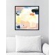 preview thumbnail 7 of 11, Oliver Gal 'Lost & Found' Yellow Abstract Framed Wall Art Print 20 x 20 - Black