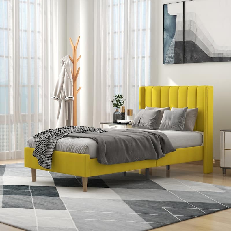 Alazyhome Upholstered Platform Bed Frame