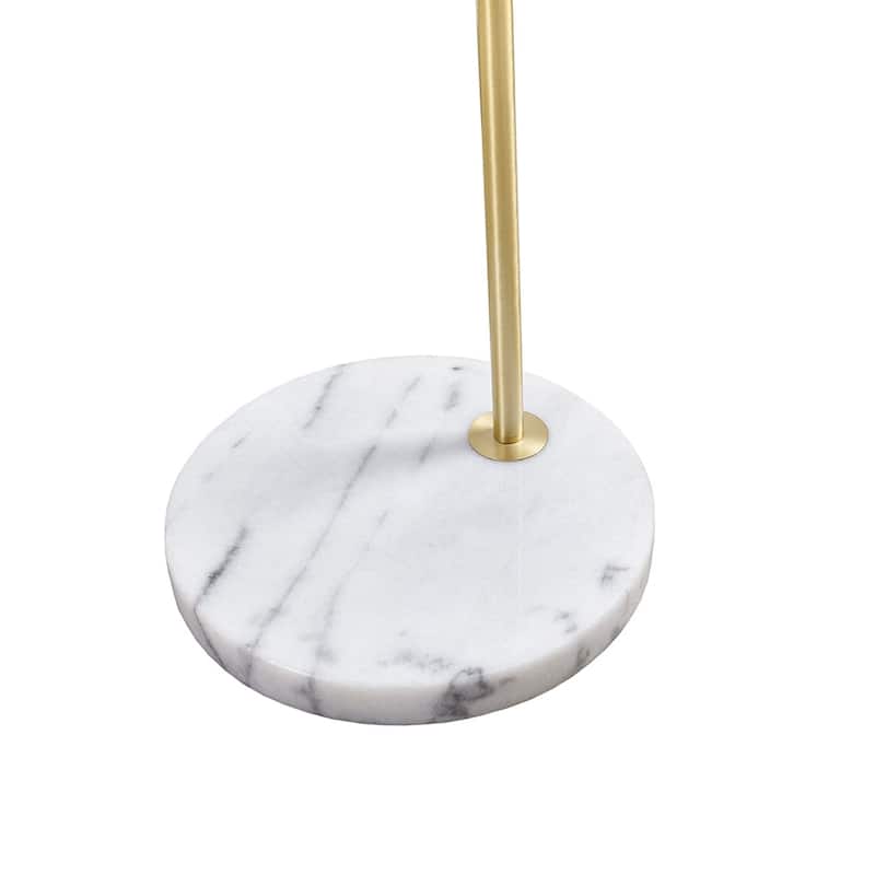Arched Floor Lamp with Marble Base for living room,bedroom,and dining room
