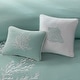 preview thumbnail 10 of 12, Harbor House Coastline Aqua Cotton Duvet Cover Set