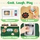 preview thumbnail 12 of 19, Costway Kids Play Kitchen with Microwave Stoves Rotation Knobs Ice - See Details