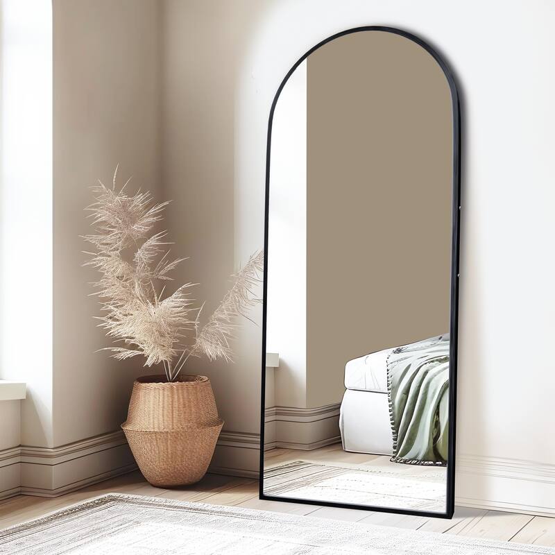 Aluminum Alloy Fine Edge Right Angle Full Length Mirror