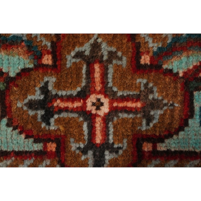 Hand Knotted Oriental 100% Wool Carpet Traditional Floral Red Tabriz Area Rug - 5' 2'' X 3' 1''