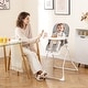 preview thumbnail 13 of 19, Gymax Foldable High Chair Easy Clean Compact Highchair w/ Removable