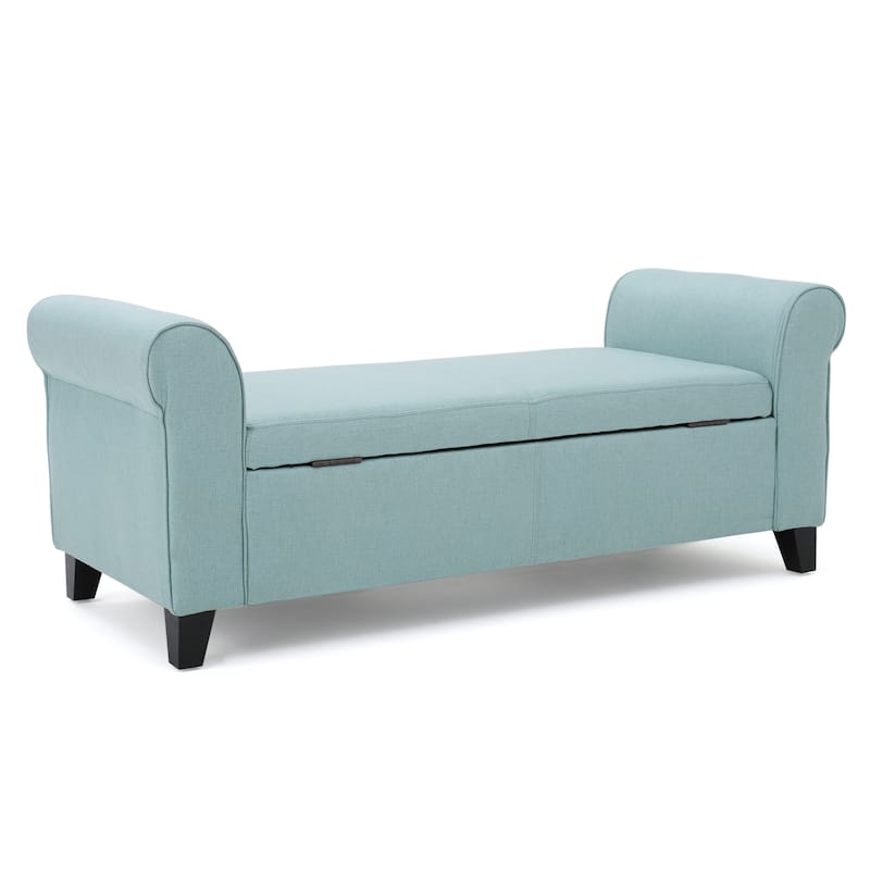 Hayes Armed Storage Bench