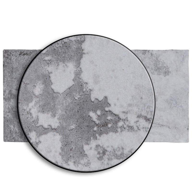 Merola Tile Biarritz Grey 3" x 6" Ceramic Wall Tile
