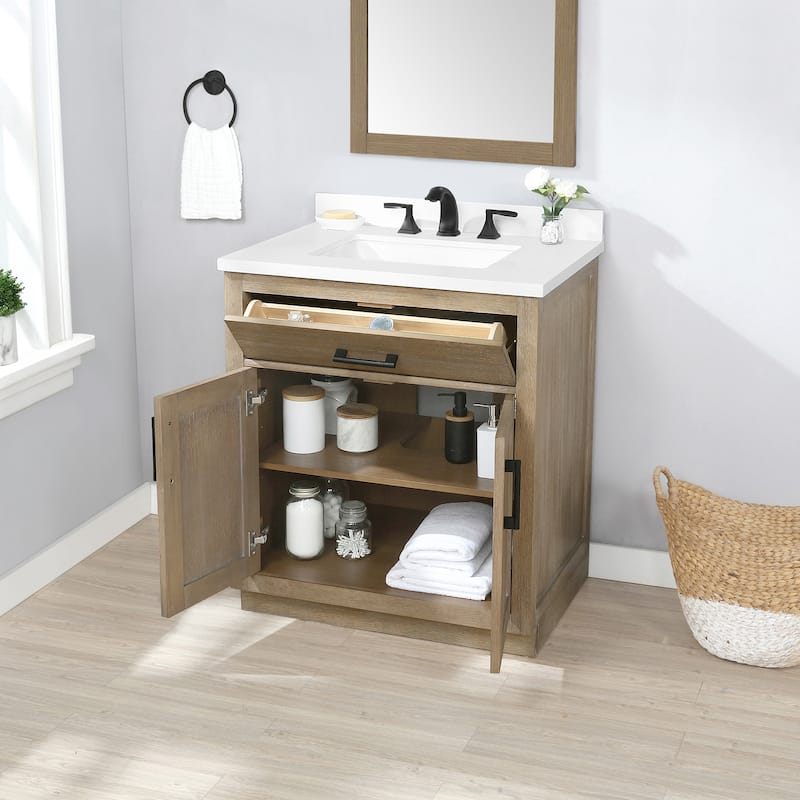 OVE Decors Bailey Bathroom Vanity with Power Bar