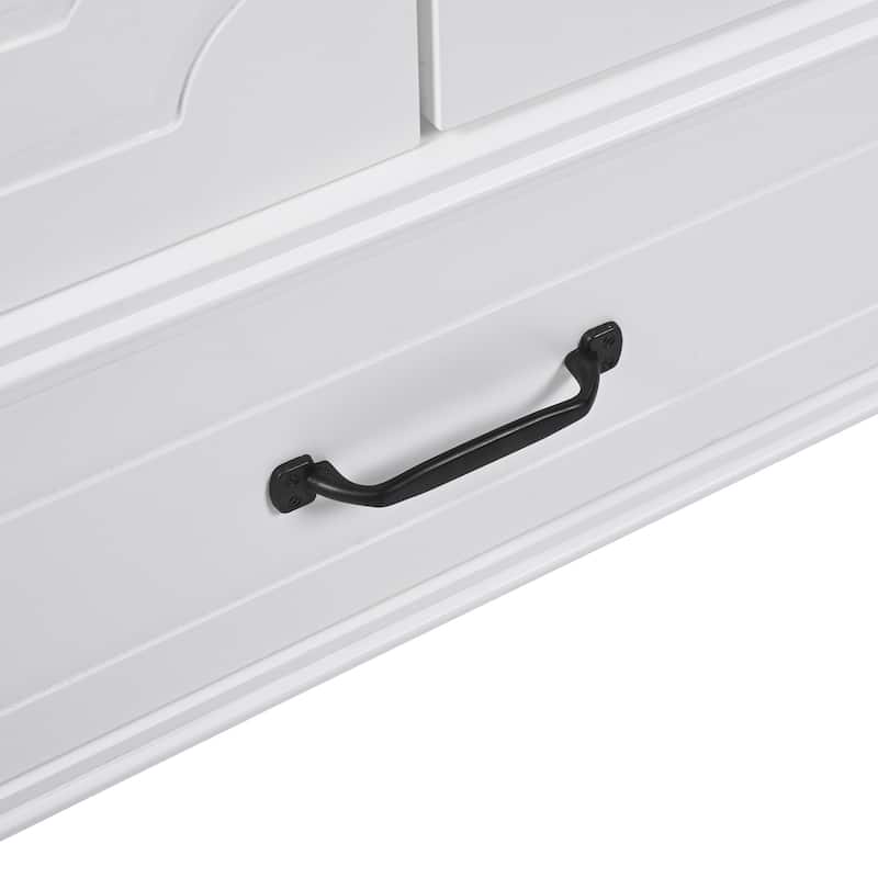 Christopher Knight Home- Mike Bathroom Vanity with Double Sink Set